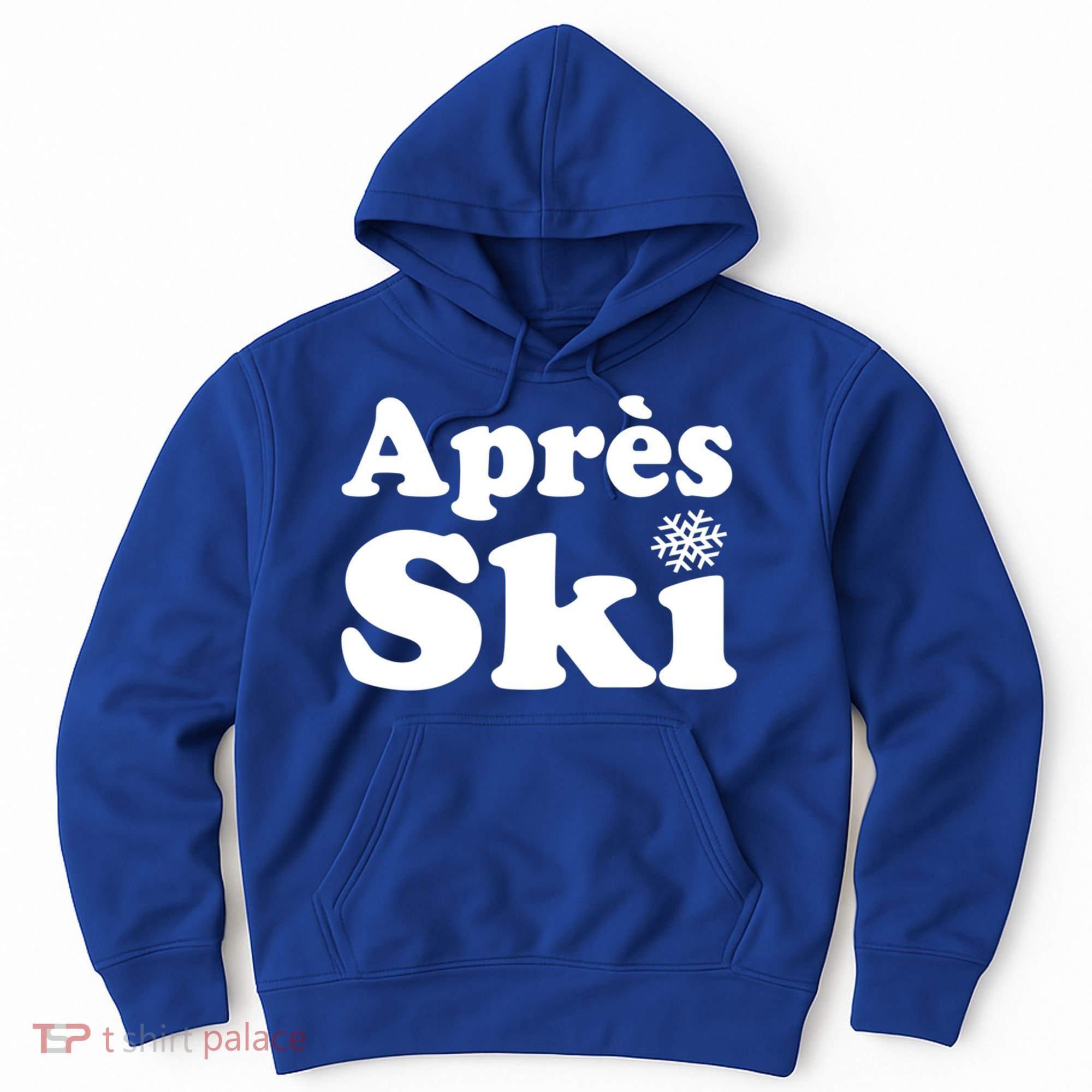 Apres Ski Retro Style Snowflake Gift Hoodie
