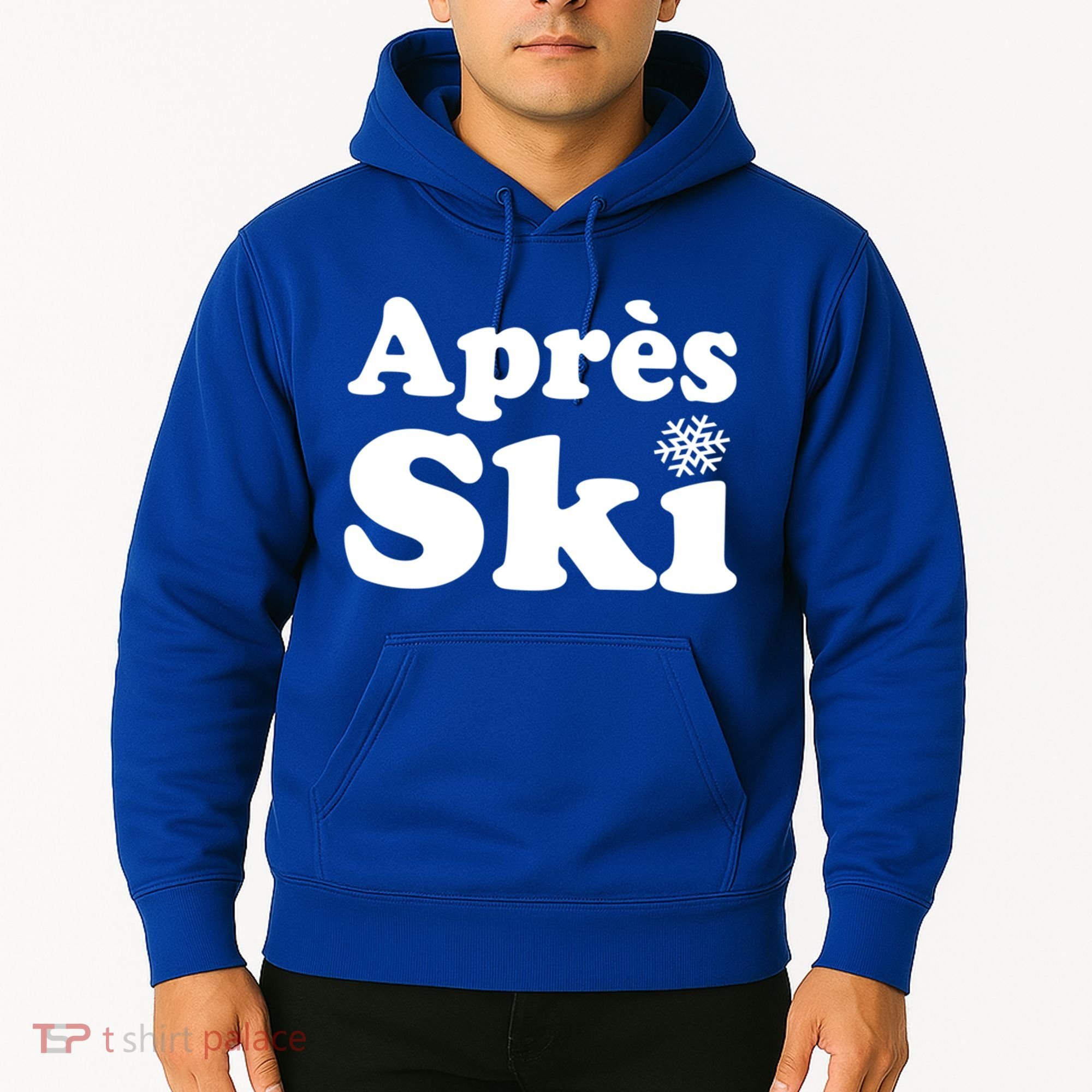 Apres Ski Retro Style Snowflake Gift Hoodie