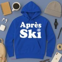 Apres Ski Retro Style Snowflake Gift Hoodie thumb 3