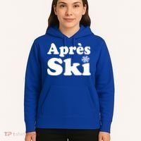 Apres Ski Retro Style Snowflake Gift Hoodie thumb 5