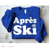 Apres Ski Retro Style Snowflake Gift Sweatshirt thumb 2
