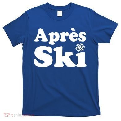 Apres Ski Retro Style Snowflake Gift T-Shirt