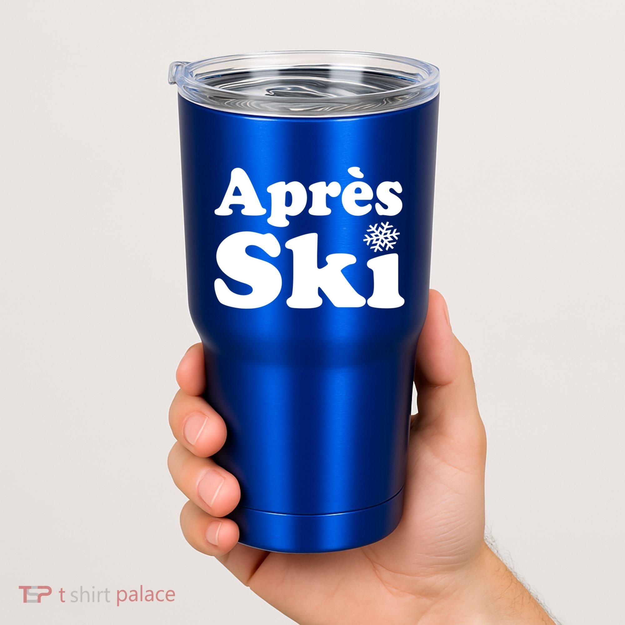 Apres Ski Retro Style Snowflake Gift Tumbler