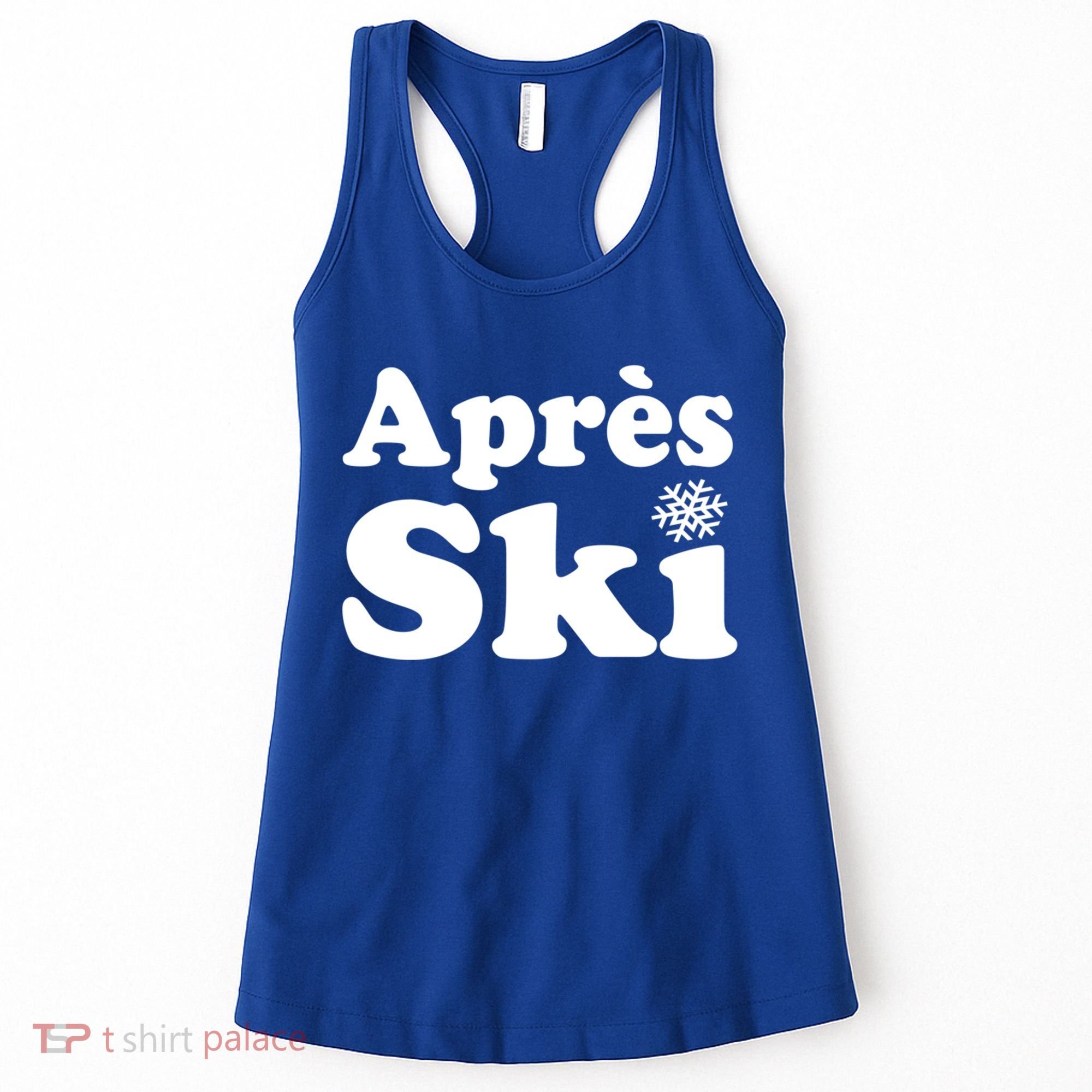 Apres Ski Retro Style Snowflake Gift Women's Tank Top