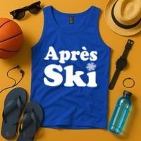 Apres Ski Retro Style Snowflake Gift Tank Top thumb 4