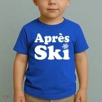 Apres Ski Retro Style Snowflake Gift Toddler T-Shirt thumb 2