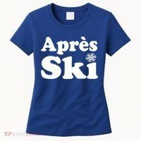 Apres Ski Retro Style Snowflake Gift Women's T-Shirt thumb 0