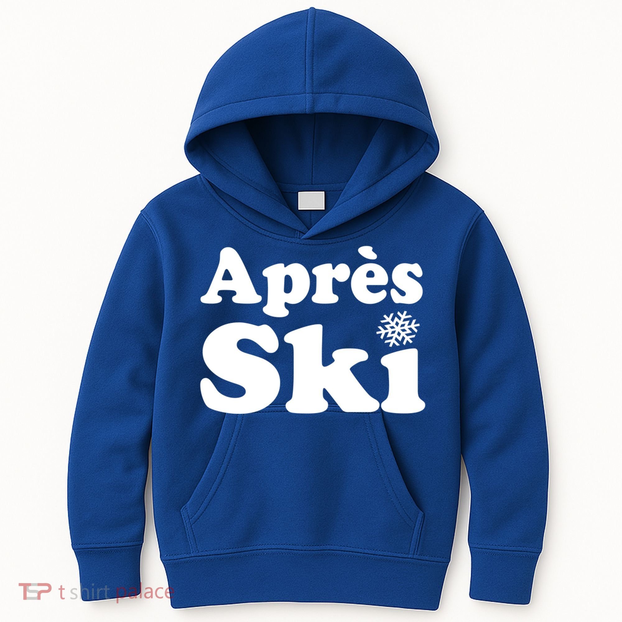 Apres Ski Retro Style Snowflake Gift Kids Hoodie