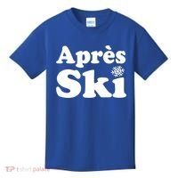 Apres Ski Retro Style Snowflake Gift Kids T-Shirt thumb 0