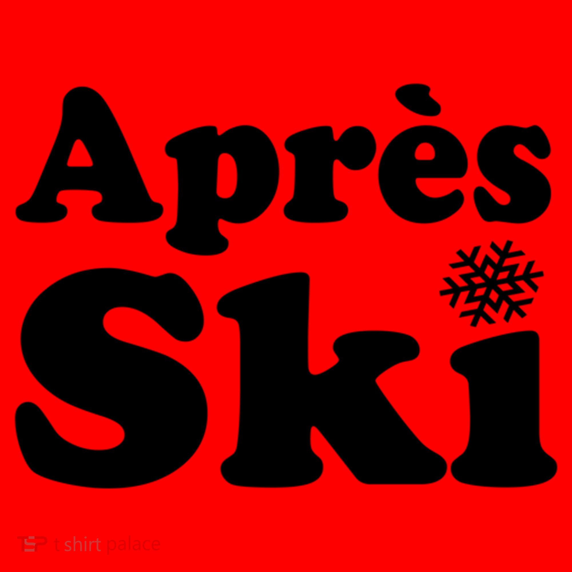 Apres Ski Retro Style Snowflake Gift Santa Hat
