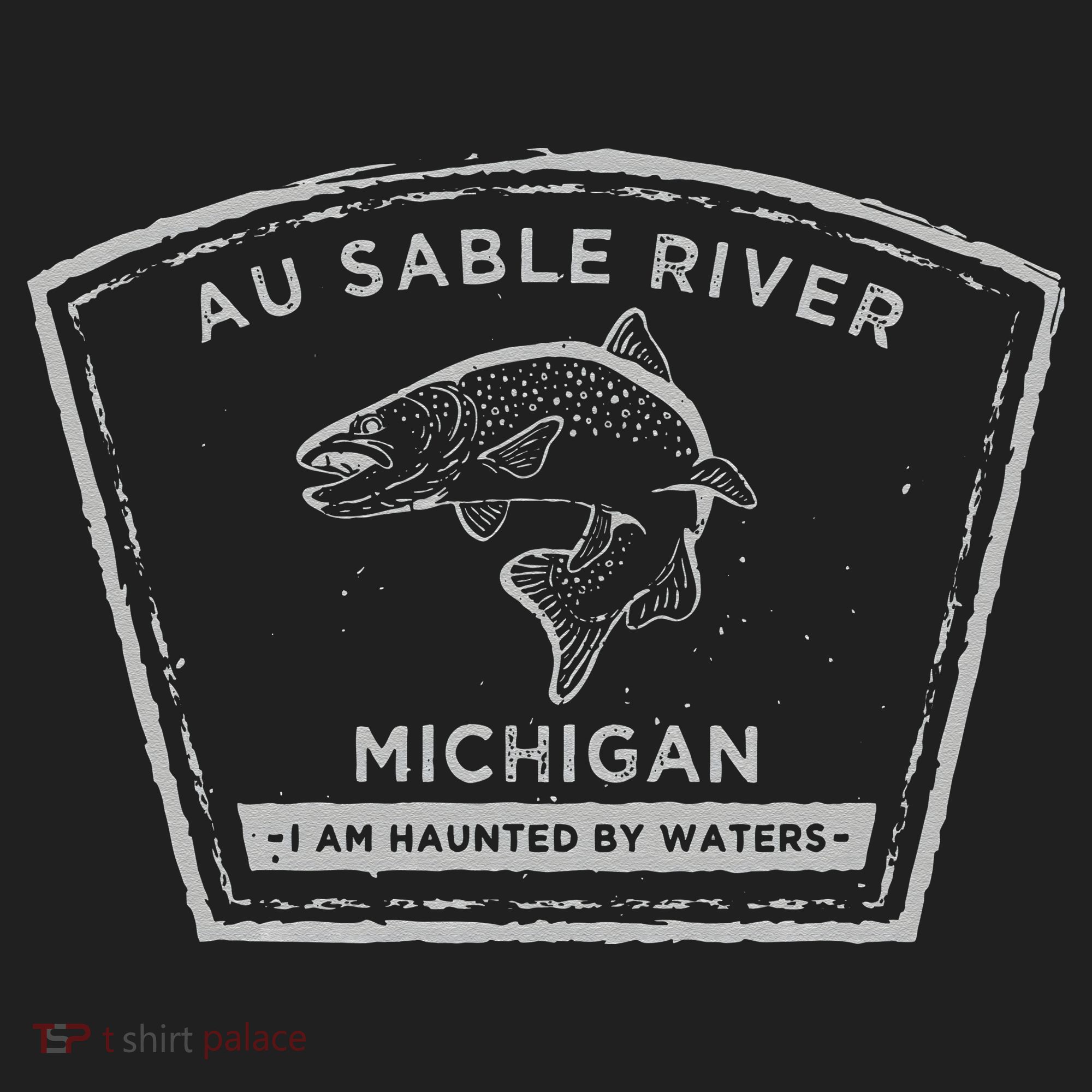 Au Sable River Michigan Fly Fishing Women's Sweatshirt