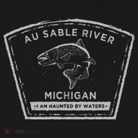 Au Sable River Michigan Fly Fishing T-Shirt thumb 7