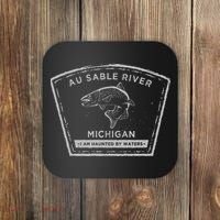 Au Sable River Michigan Fly Fishing Coaster thumb 0