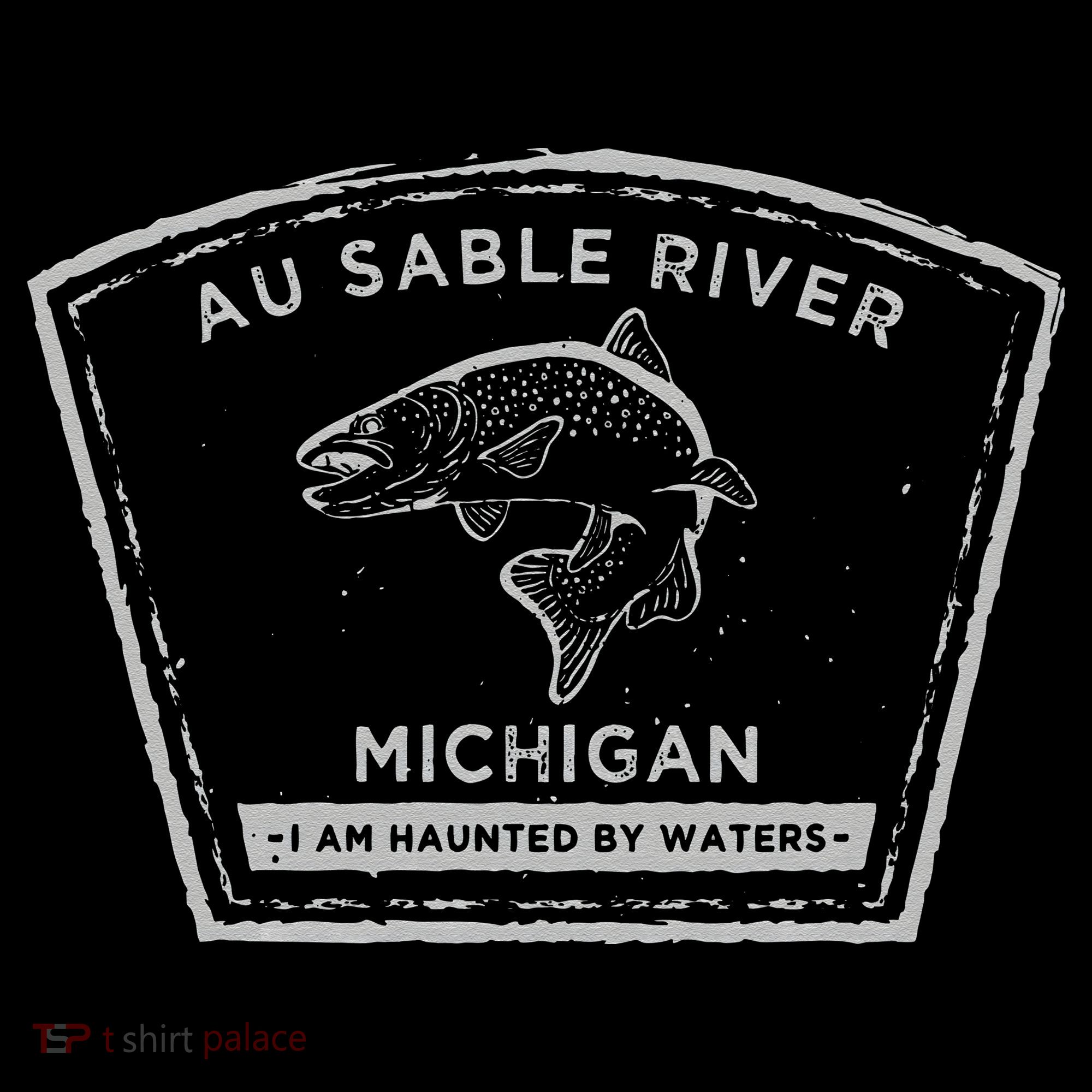 Au Sable River Michigan Fly Fishing Women's Hoodie