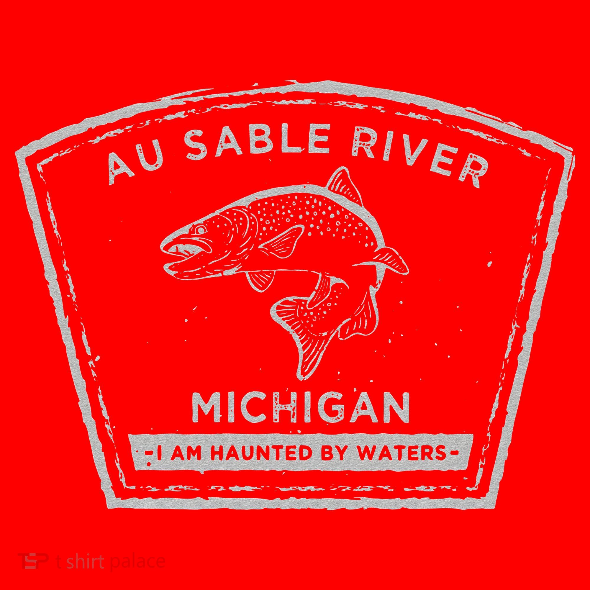 Au Sable River Michigan Fly Fishing Santa Hat