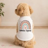 Admin Squad Rainbow Matching Admin Team Assistants Staff Gift Doggie Tank thumb 2
