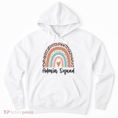 Admin Squad Rainbow Matching Admin Team Assistants Staff Gift Hoodie