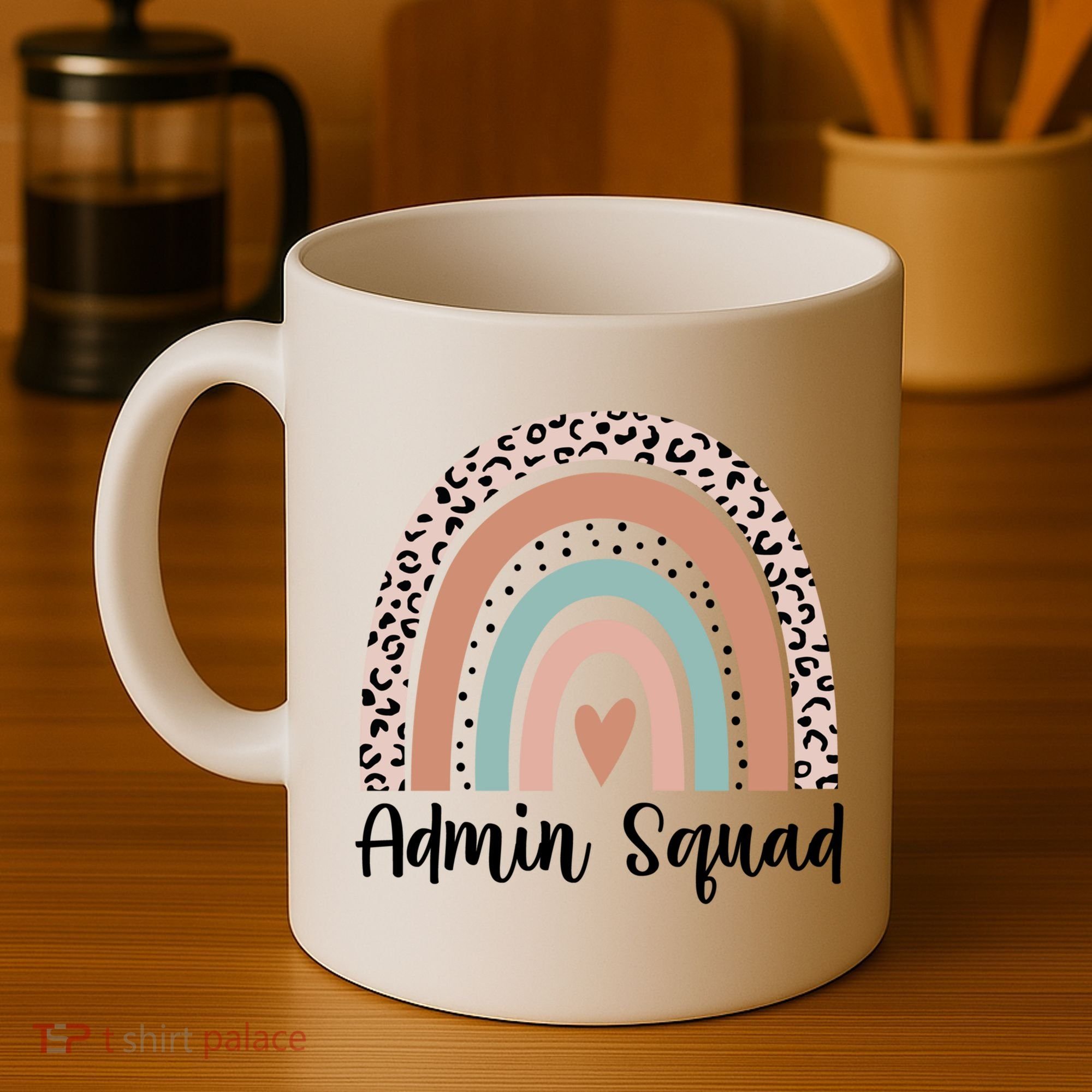 Admin Squad Rainbow Matching Admin Team Assistants Staff Gift Coffee Mug