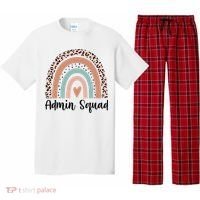 Admin Squad Rainbow Matching Admin Team Assistants Staff Gift Pajama Set thumb 0
