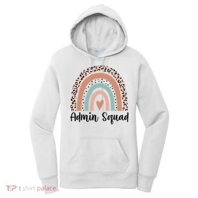 Admin Squad Rainbow Matching Admin Team Assistants Staff Gift Women's Hoodie