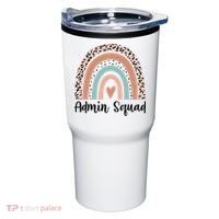 Admin Squad Rainbow Matching Admin Team Assistants Staff Gift Tumbler thumb 0