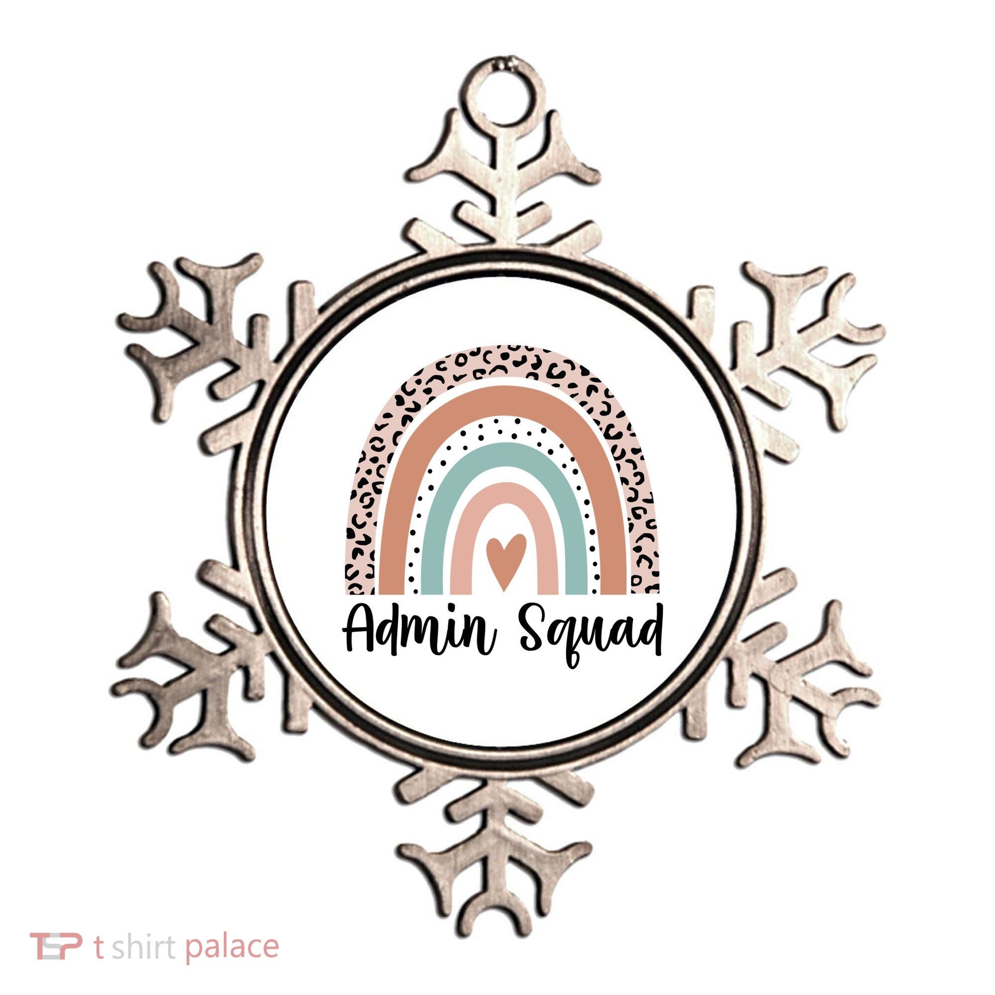Admin Squad Rainbow Matching Admin Team Assistants Staff Gift Ornament