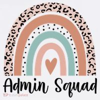 Admin Squad Rainbow Matching Admin Team Assistants Staff Gift Women's Tank Top thumb 5