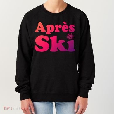 Apres Ski Retro Style Snowflake Gift Women's Sweatshirt