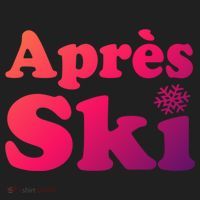 Apres Ski Retro Style Snowflake Gift Women's Sweatshirt thumb 2