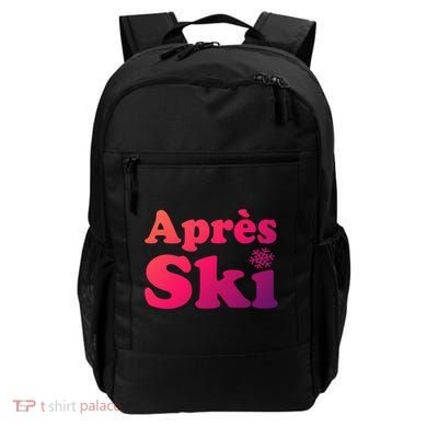 Apres Ski Retro Style Snowflake Gift Backpack