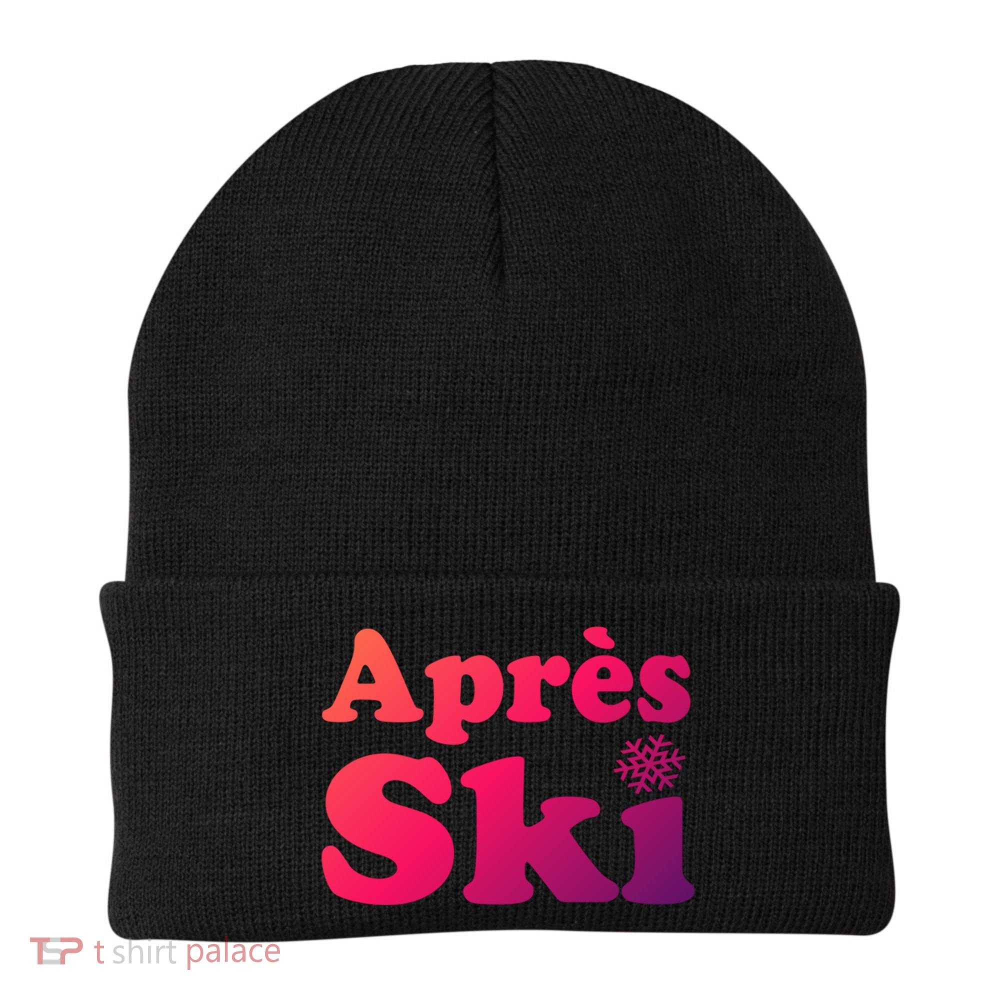 Apres Ski Retro Style Snowflake Gift Beanie