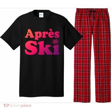 Apres Ski Retro Style Snowflake Gift Pajama Set