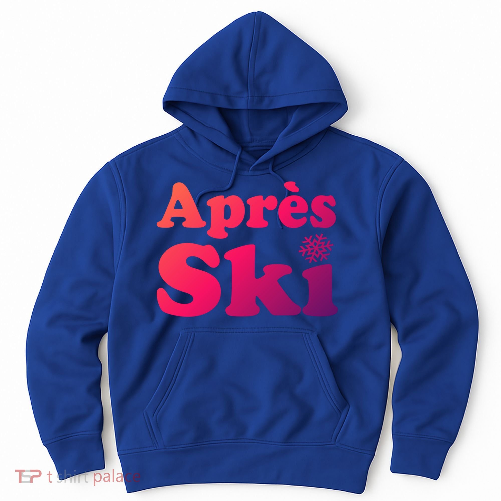 Apres Ski Retro Style Snowflake Gift Hoodie