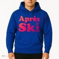 Apres Ski Retro Style Snowflake Gift Hoodie thumb 2
