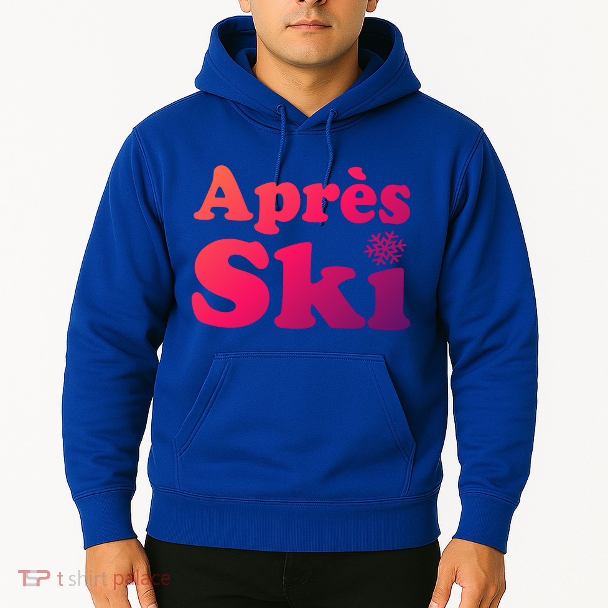 Apres Ski Retro Style Snowflake Gift Hoodie