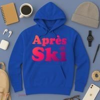 Apres Ski Retro Style Snowflake Gift Hoodie thumb 3