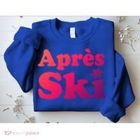 Apres Ski Retro Style Snowflake Gift Sweatshirt thumb 2