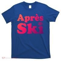 Apres Ski Retro Style Snowflake Gift T-Shirt thumb 0