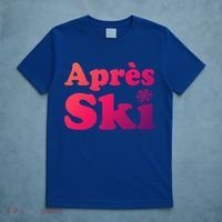 Apres Ski Retro Style Snowflake Gift T-Shirt thumb 5