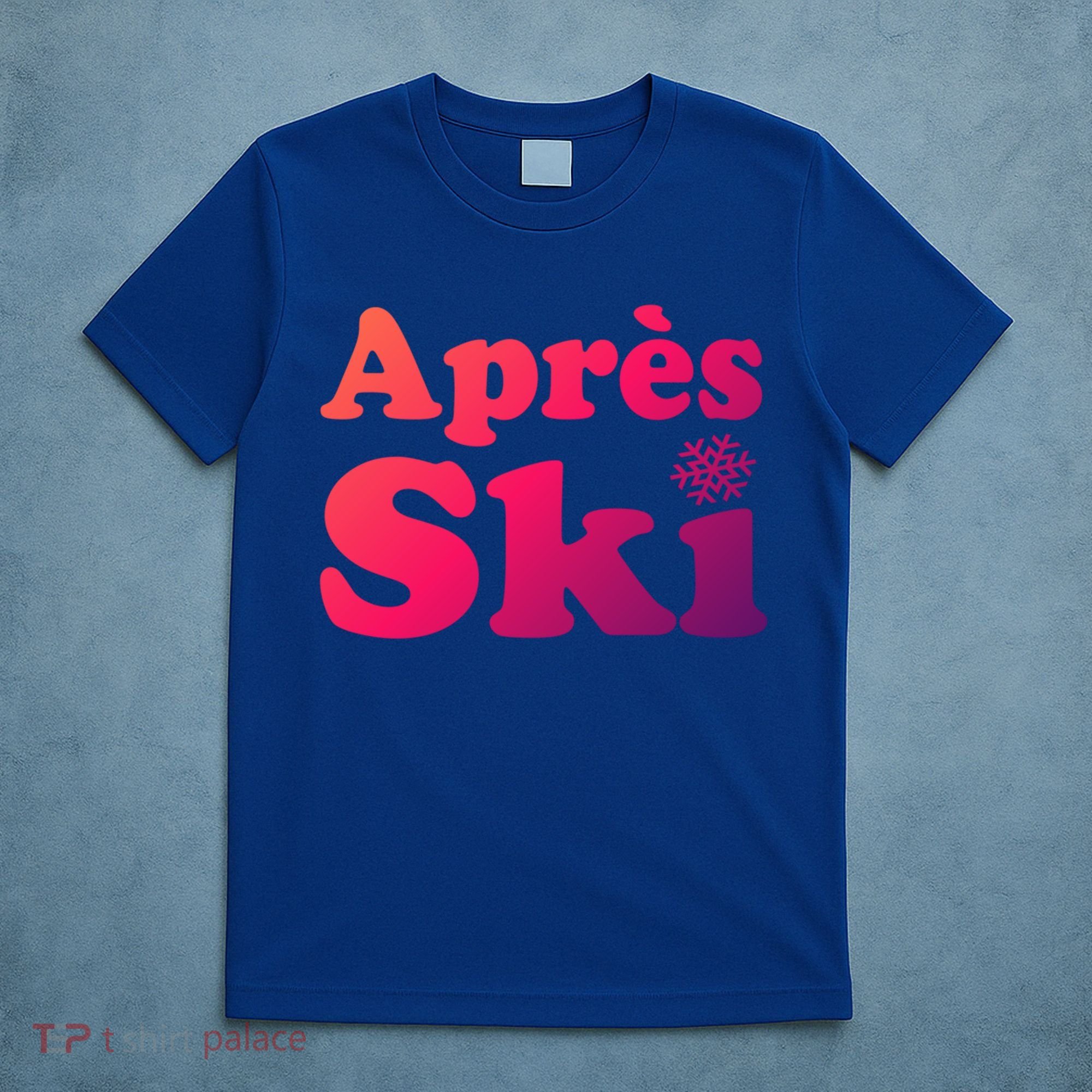 Apres Ski Retro Style Snowflake Gift T-Shirt