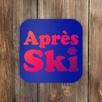 Apres Ski Retro Style Snowflake Gift Coaster thumb 0