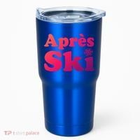 Apres Ski Retro Style Snowflake Gift Tumbler thumb 0