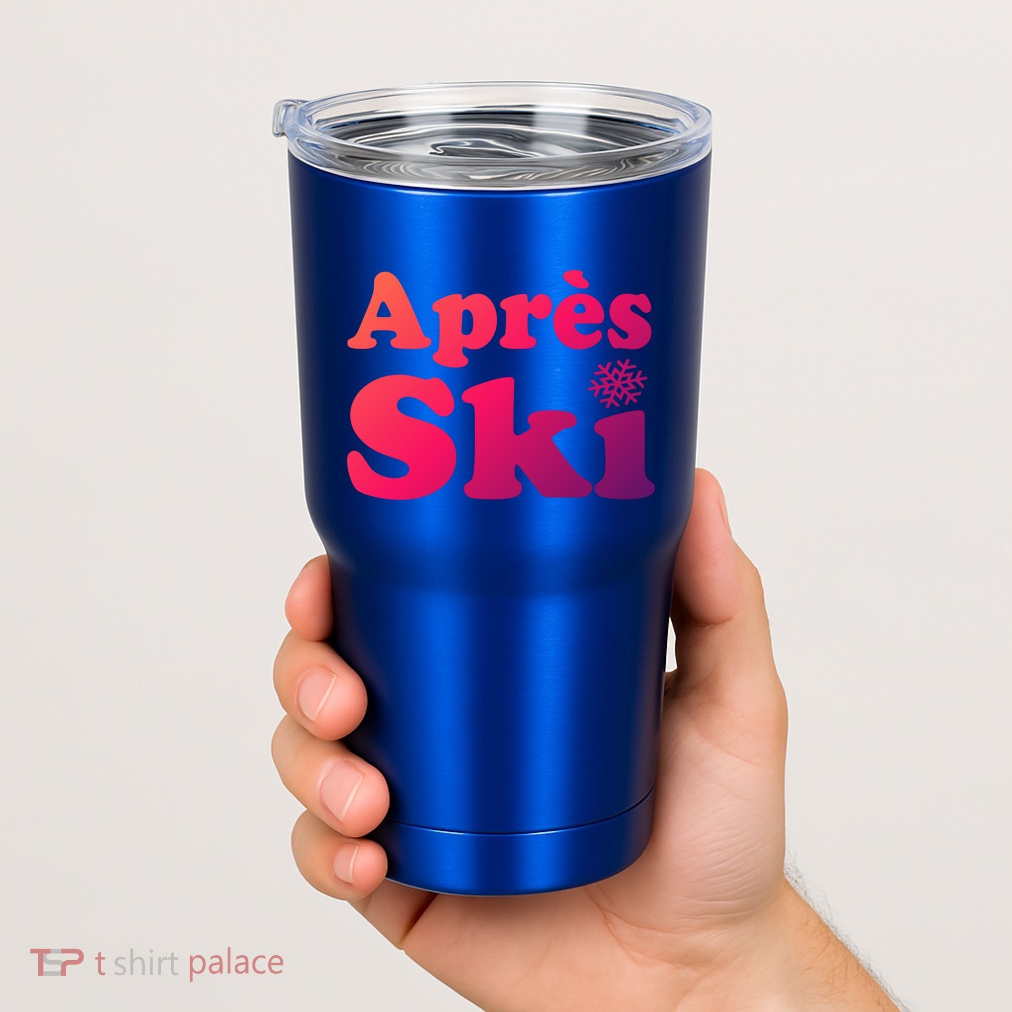 Apres Ski Retro Style Snowflake Gift Tumbler