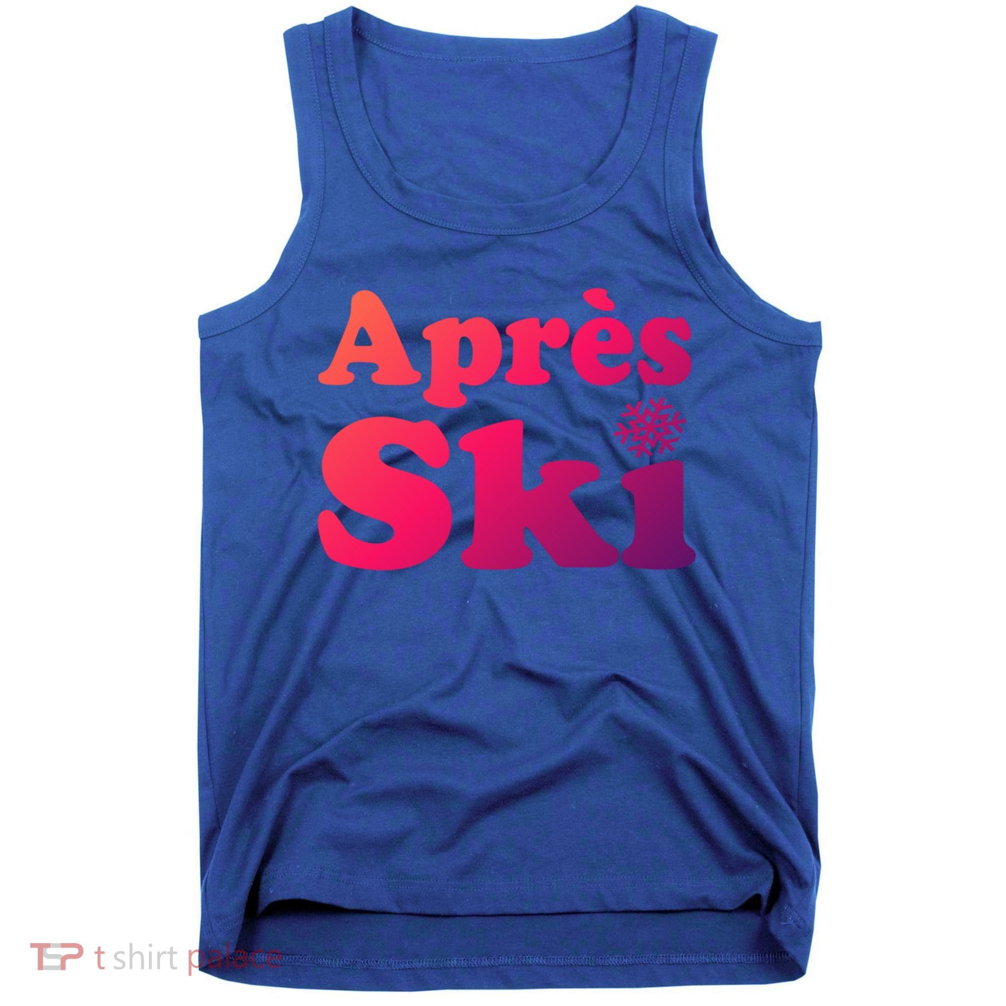 Apres Ski Retro Style Snowflake Gift Tank Top
