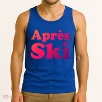 Apres Ski Retro Style Snowflake Gift Tank Top thumb 3