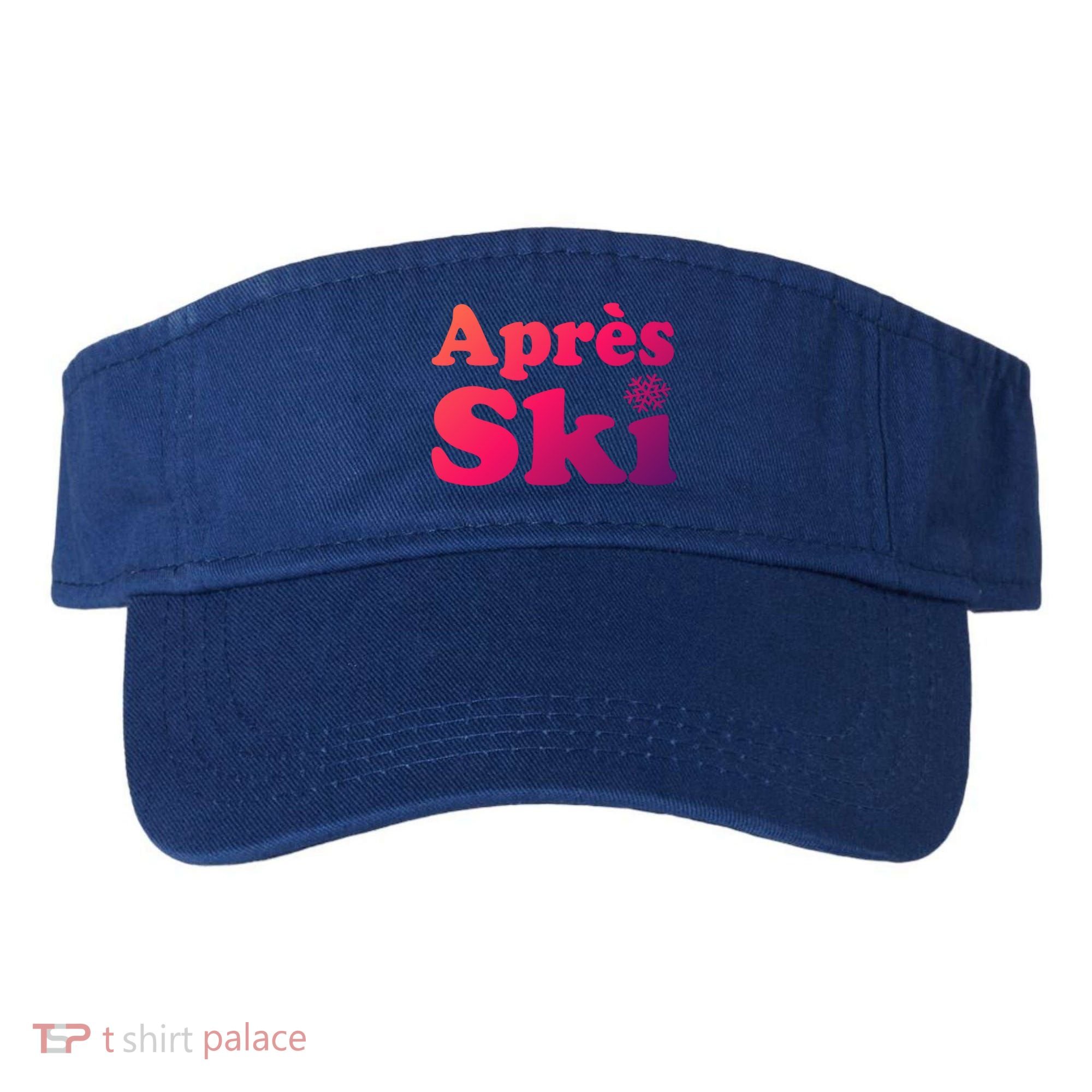 Apres Ski Retro Style Snowflake Gift Visor
