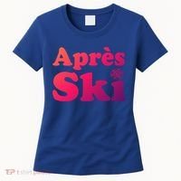 Apres Ski Retro Style Snowflake Gift Women's T-Shirt thumb 0