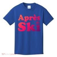 Apres Ski Retro Style Snowflake Gift Kids T-Shirt thumb 0