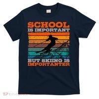 Alpine Ski Retro Vintage School Slope Downhill Skiing Skier T-Shirt thumb 0