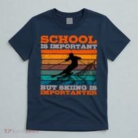 Alpine Ski Retro Vintage School Slope Downhill Skiing Skier T-Shirt thumb 5